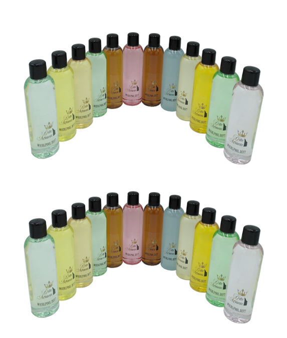 Whirlpool Duft Set – 24 x 260 ml | Großes Premium-Set mit 24 beliebten Sorten (z. B. Amaretto, Citrus, Jasmin, Vanille)