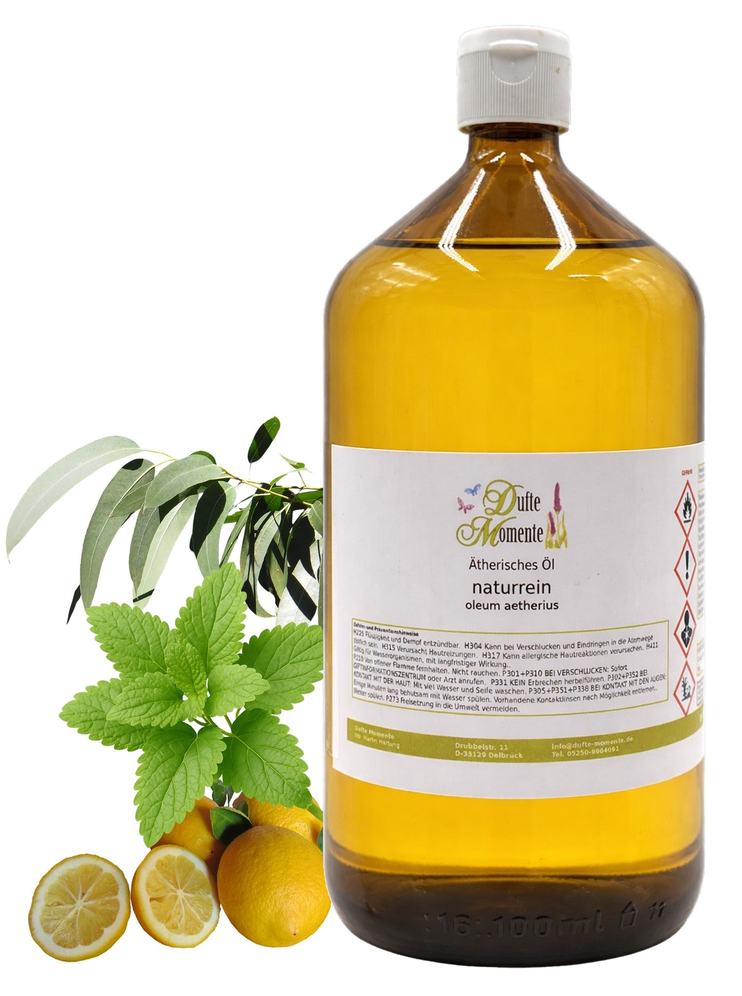 Wach auf (Eukalyptus, Minze, Zitrone) - ätherische Ölmischung, naturrein