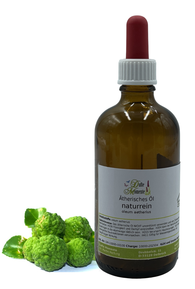 Braunglas-Flasche Ätherische Öl 100 ml mit Pipette