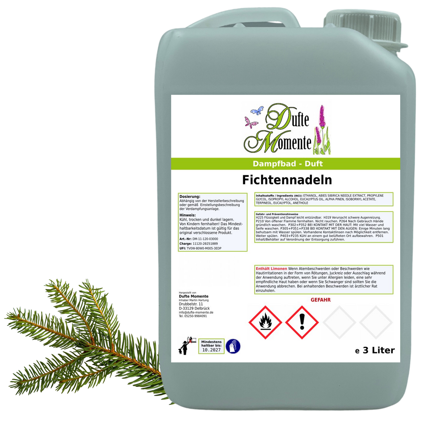 Dampfbad-Konzentrat Kanister