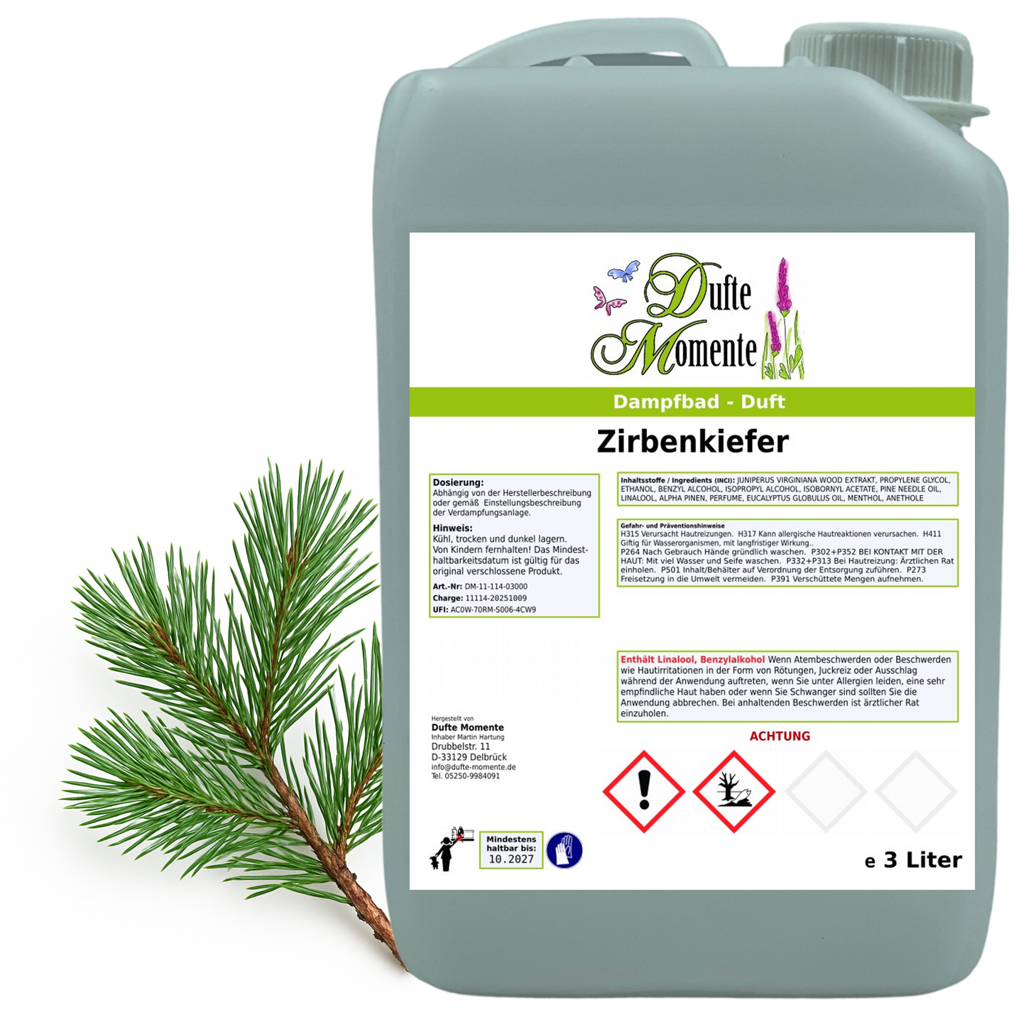 Dampfbad-Konzentrat Kanister