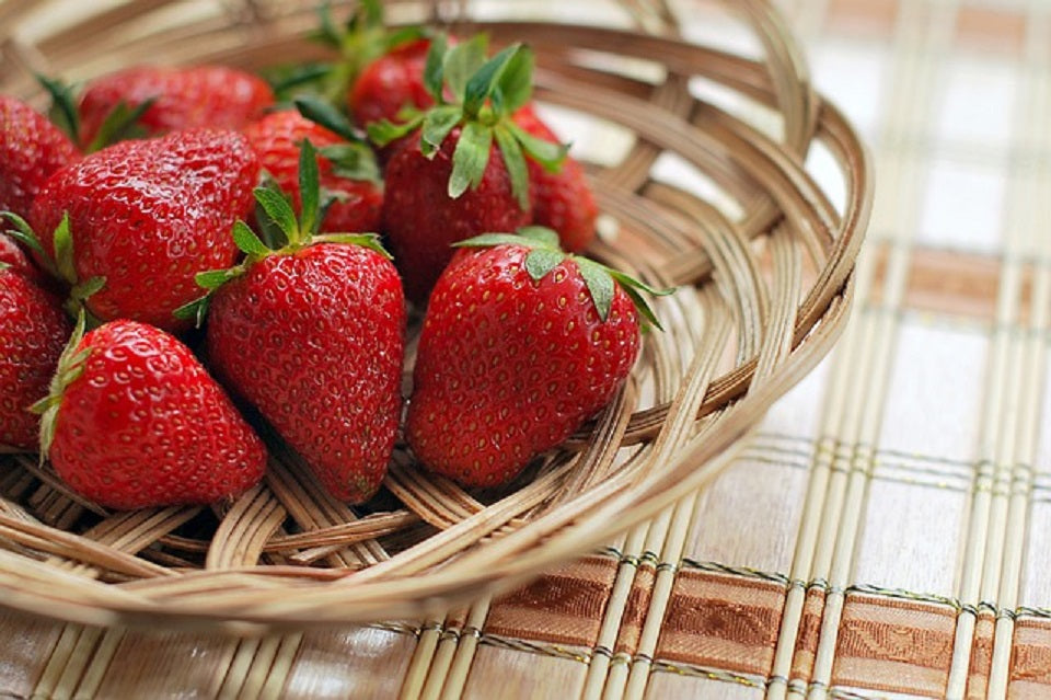 Erdbeeren im Korb