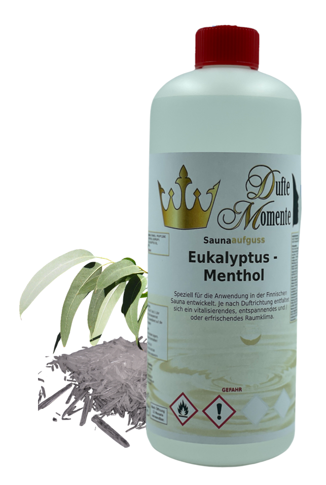 Eukalyptus-Menthol Saunaaufguss-Konzentrat | 250 ml – 3 L | Profi-Qualität