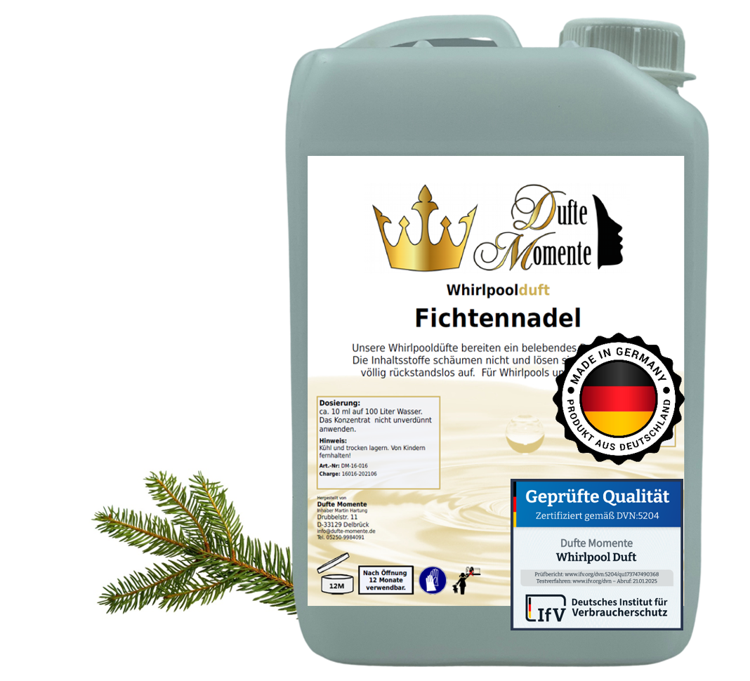 Whirlpoolduft 3 Liter Kanister Fichtennadel