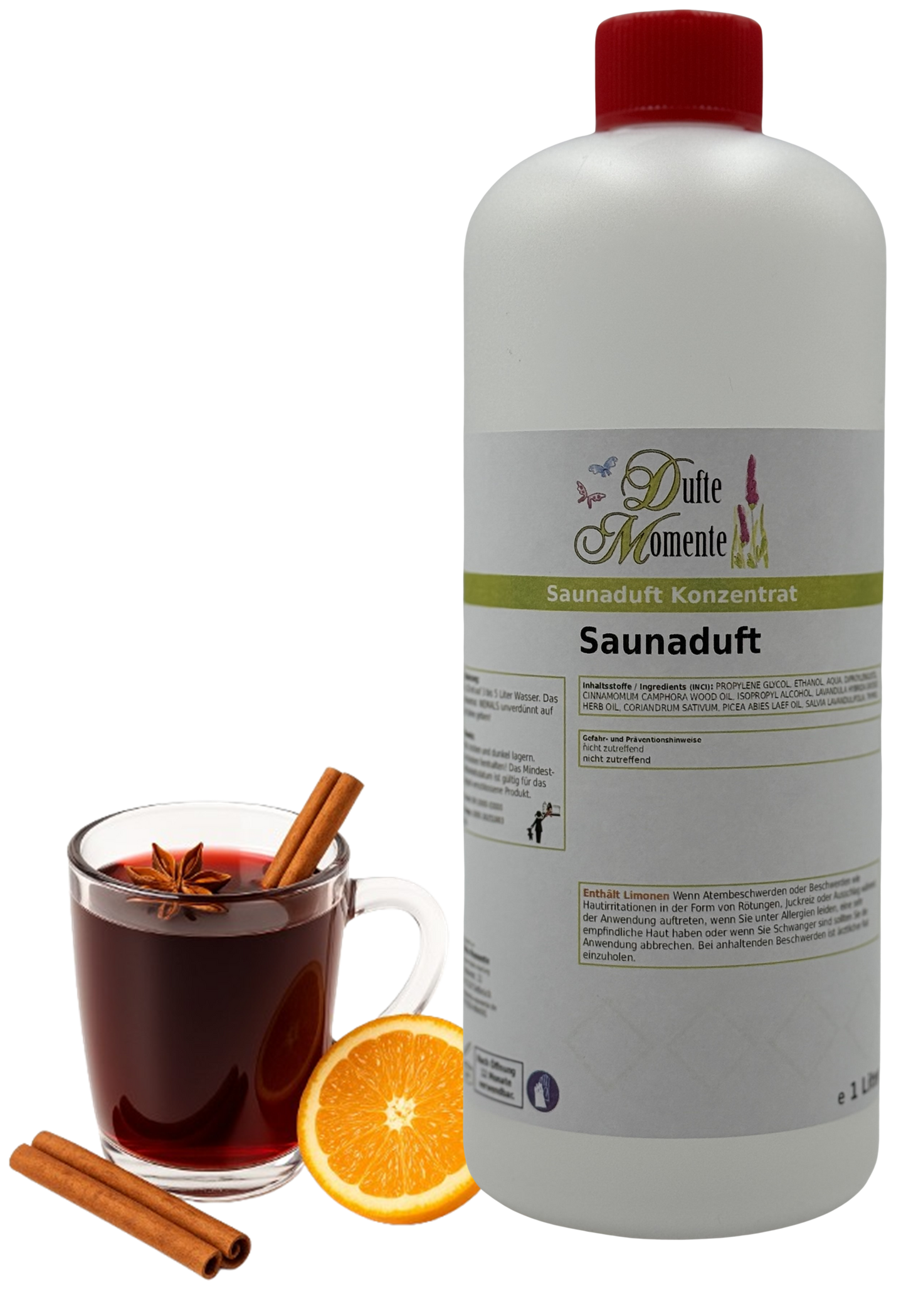 Glühwein Saunaaufguss-Konzentrat | 250 ml – 3 L | Würzig & Wärmend