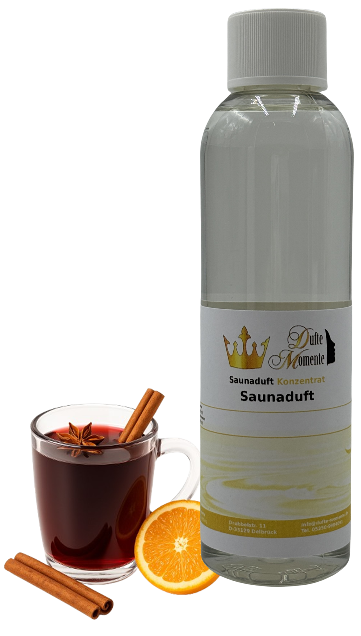 Glühwein Saunaaufguss-Konzentrat | 250 ml – 3 L | Würzig & Wärmend