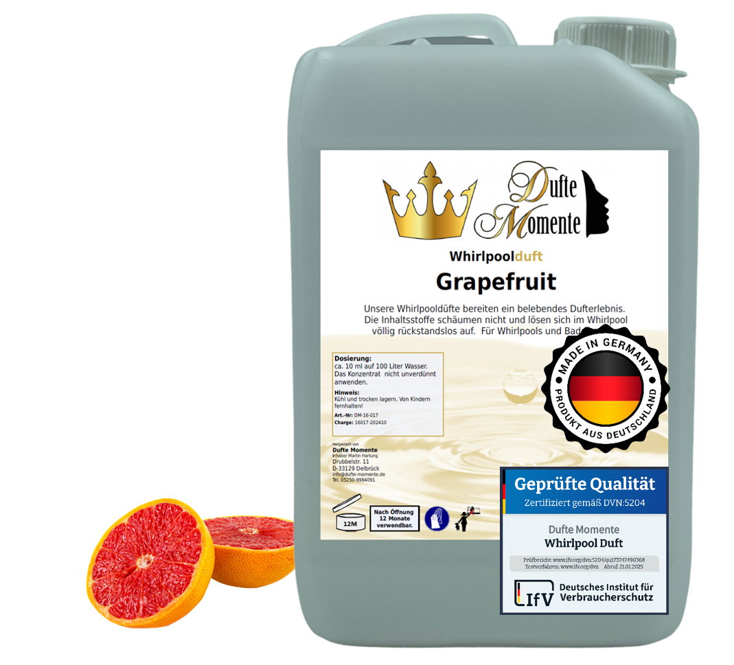 Whirlpoolduft 3 Liter Kanister Grapefruit