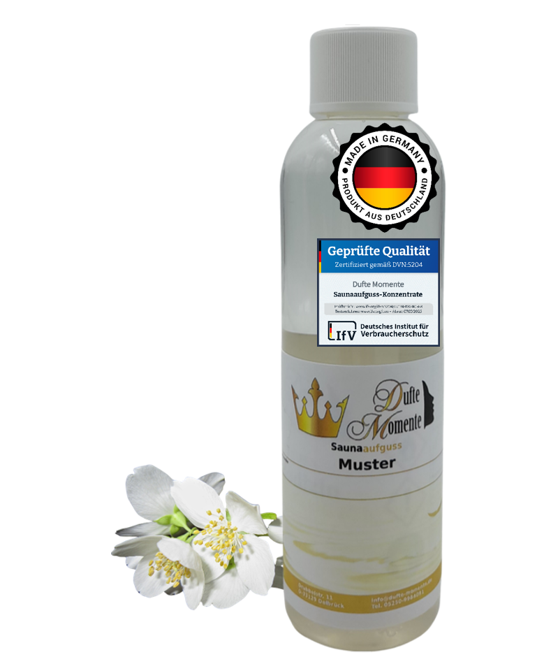 Saunaduft Konzentrat 250 ml Flasche Jasmin aus Santorin