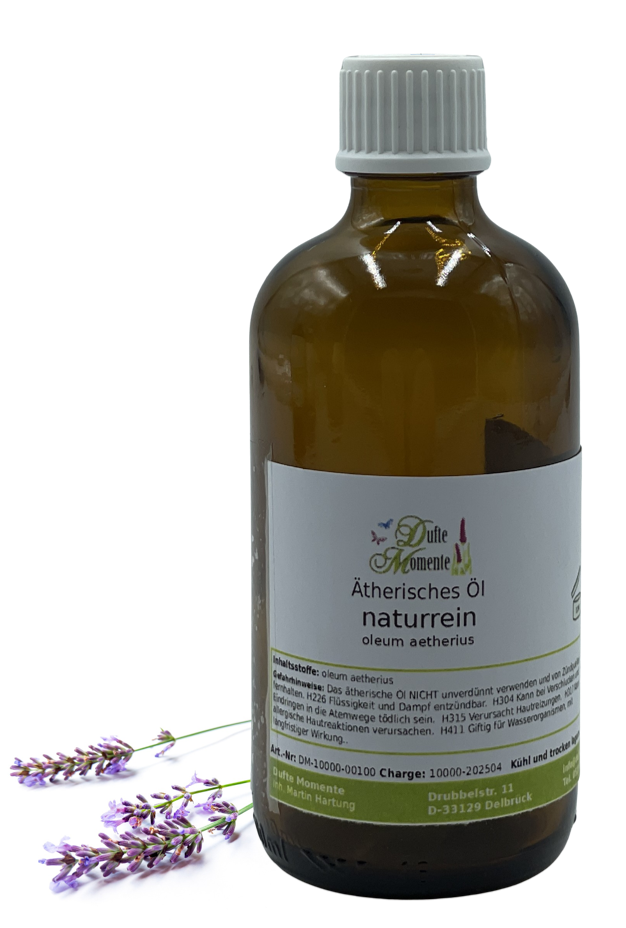 Ätherisches Öl Braunglas-Flasche 100 ml