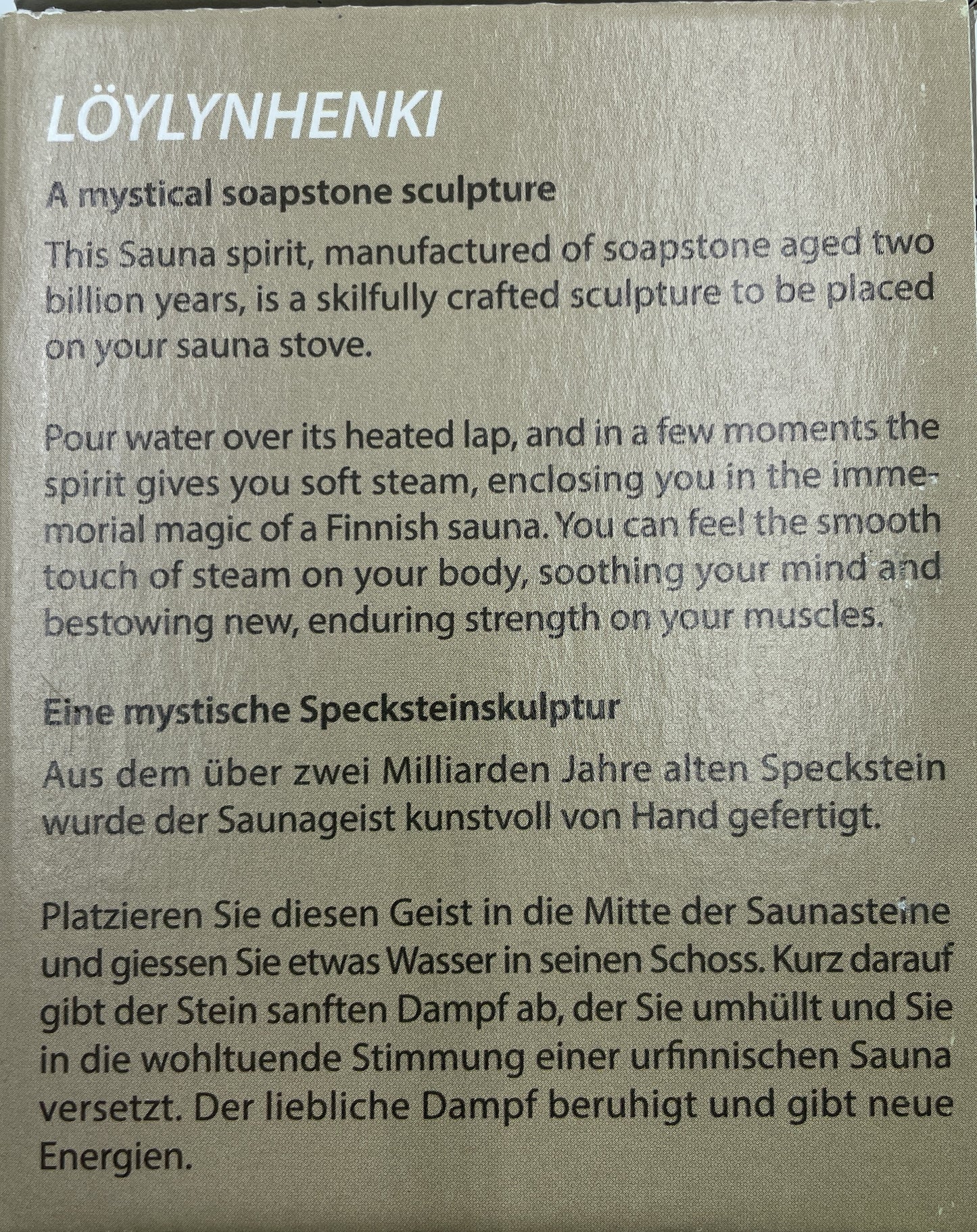 Loelyhenki Umverpackung