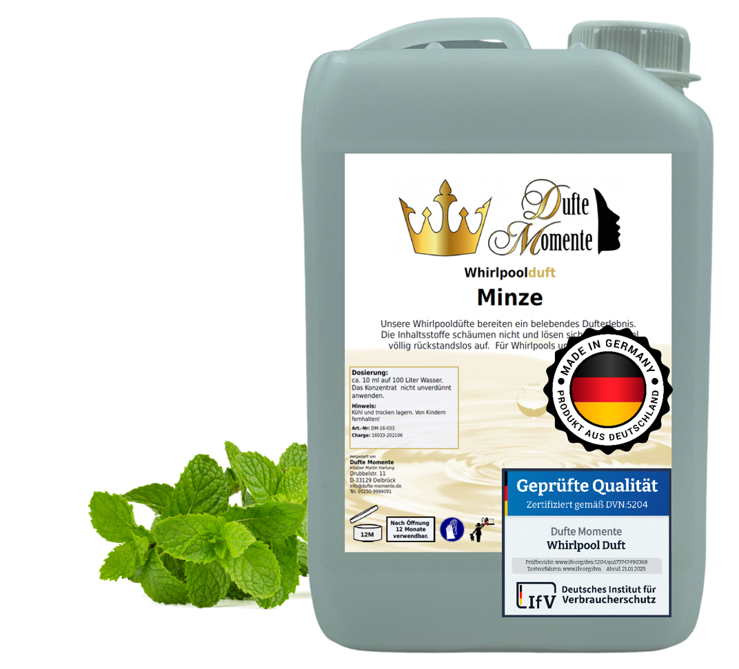 Whirlpoolduft 3 Liter Kanister Minze