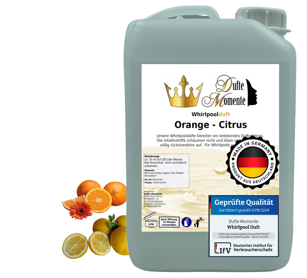 Whirlpoolduft 3 Liter Kanister Orange - Citrus