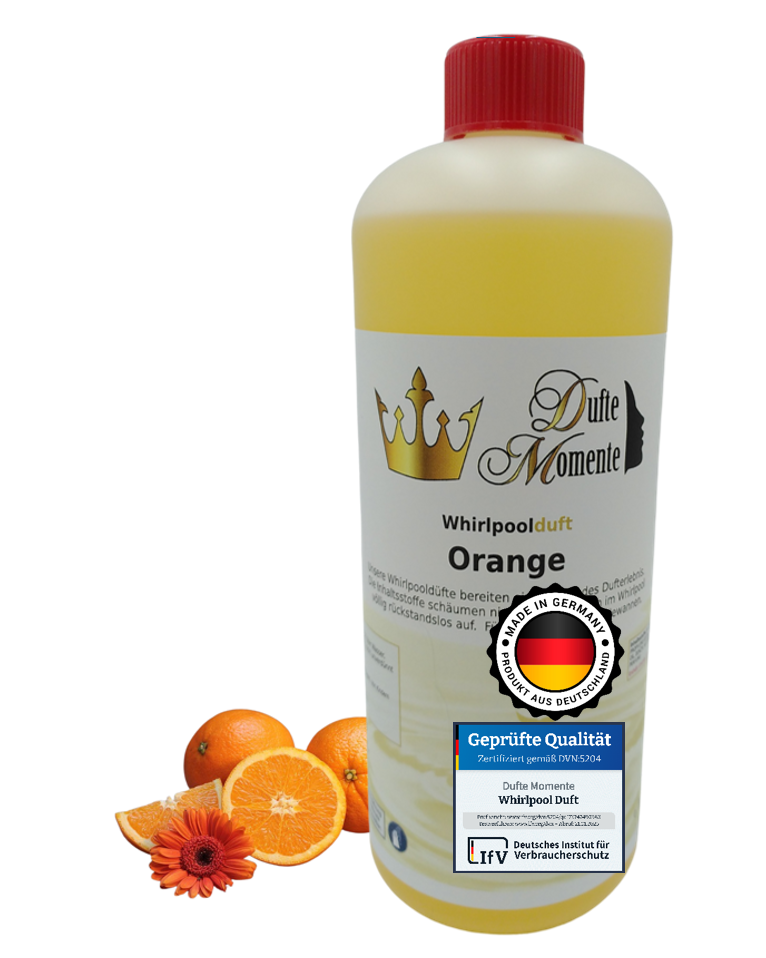 Whirlpoolduft 1 Liter Flasche Orange