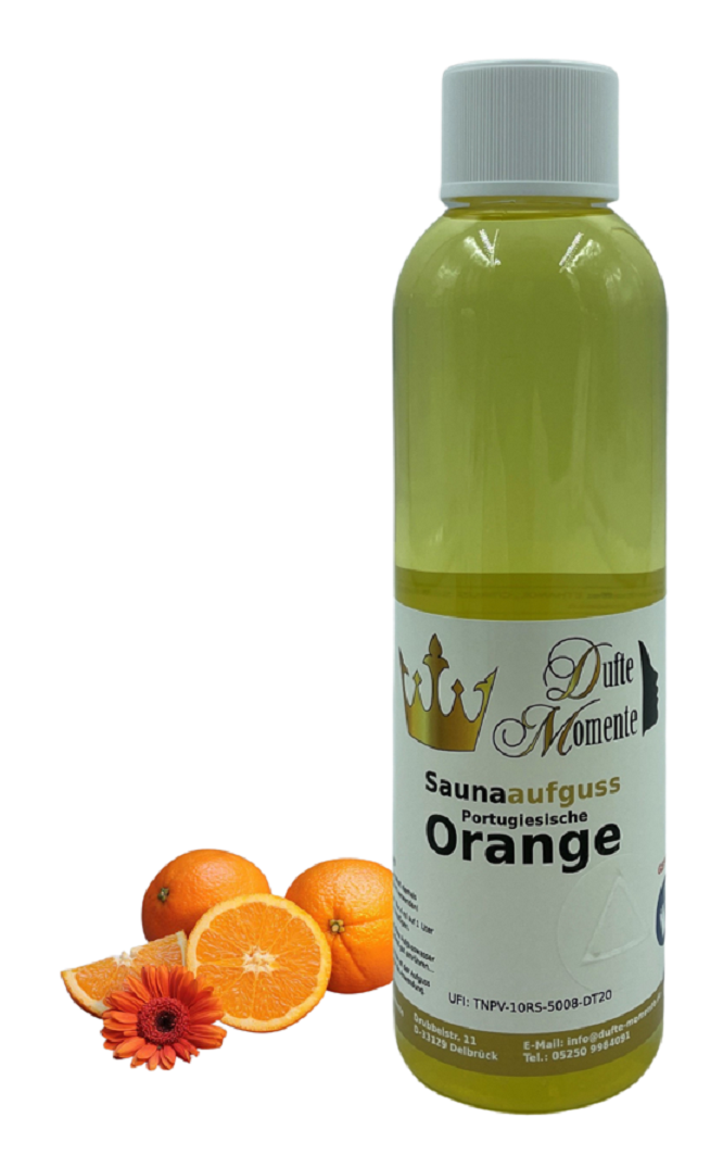 Orange Saunaaufguss-Konzentrat | 250 ml – 3 L | Fruchtig & Belebend