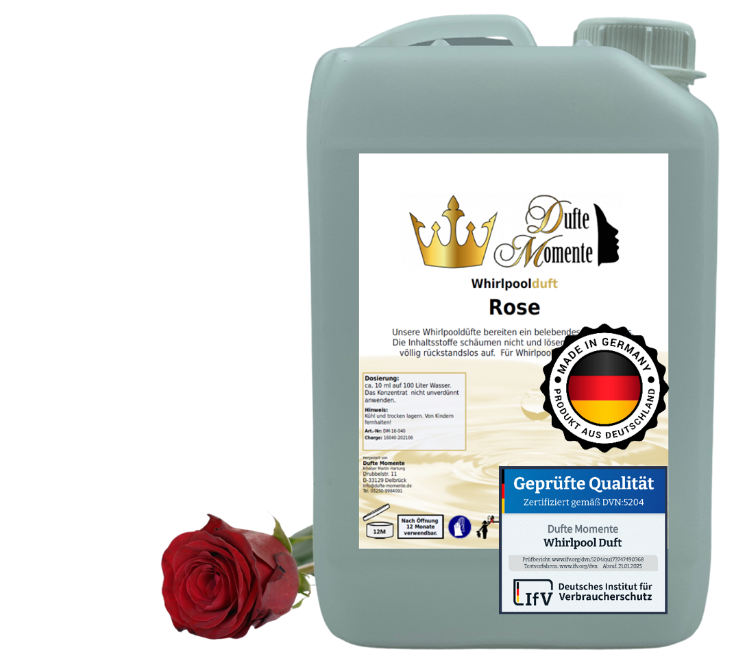 Whirlpoolduft 3 Liter Kanister Rose