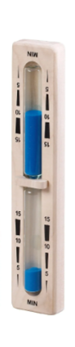 Sanduhr Blauer Sand