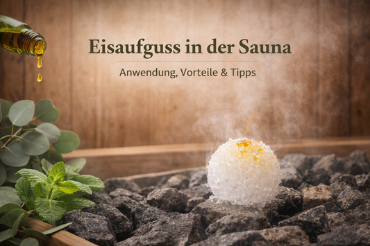Eisaufguss in der Sauna: Anwendung, Vorteile & Tipps