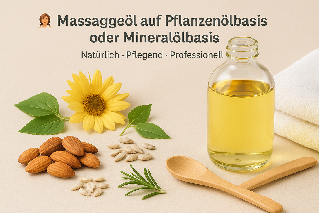 Massageöl auf Pflanzenölbasis oder Mineralölbasis – wo liegt der Unterschied?