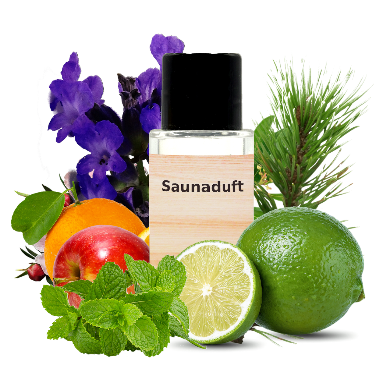 Saunaduft 20ml Flasche mit Früchten und Kräutern