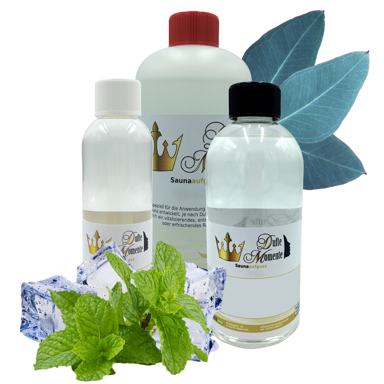 Saunadüfte Frisch & Minzig – Eukalyptus, Pfefferminze & mehr