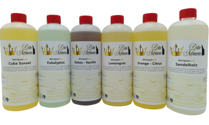 Whirlpool Duft Set – freie Duftwahl (4–24 Flaschen à 1 Liter)