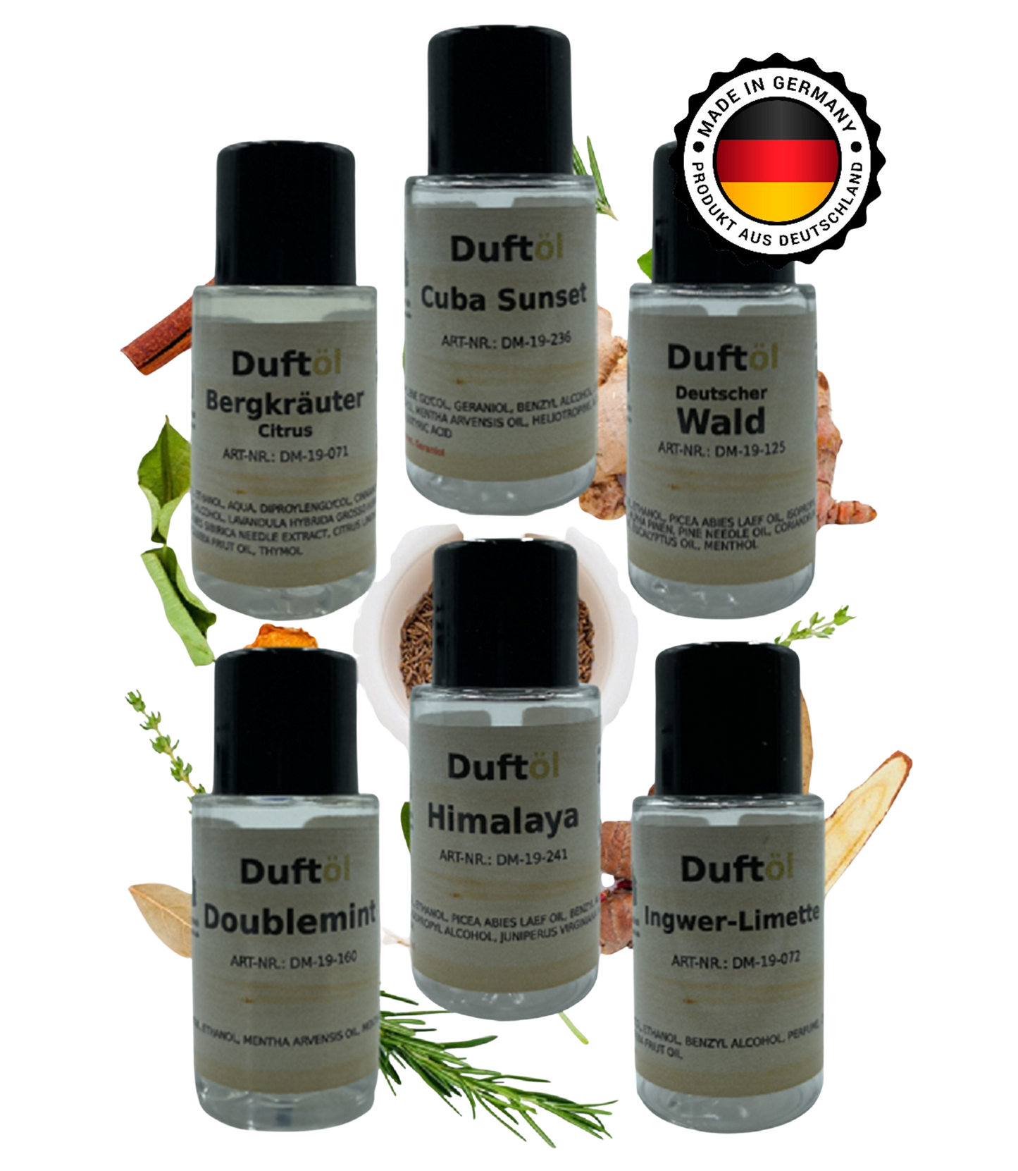 Hauptbild 6x20ml Duftöl