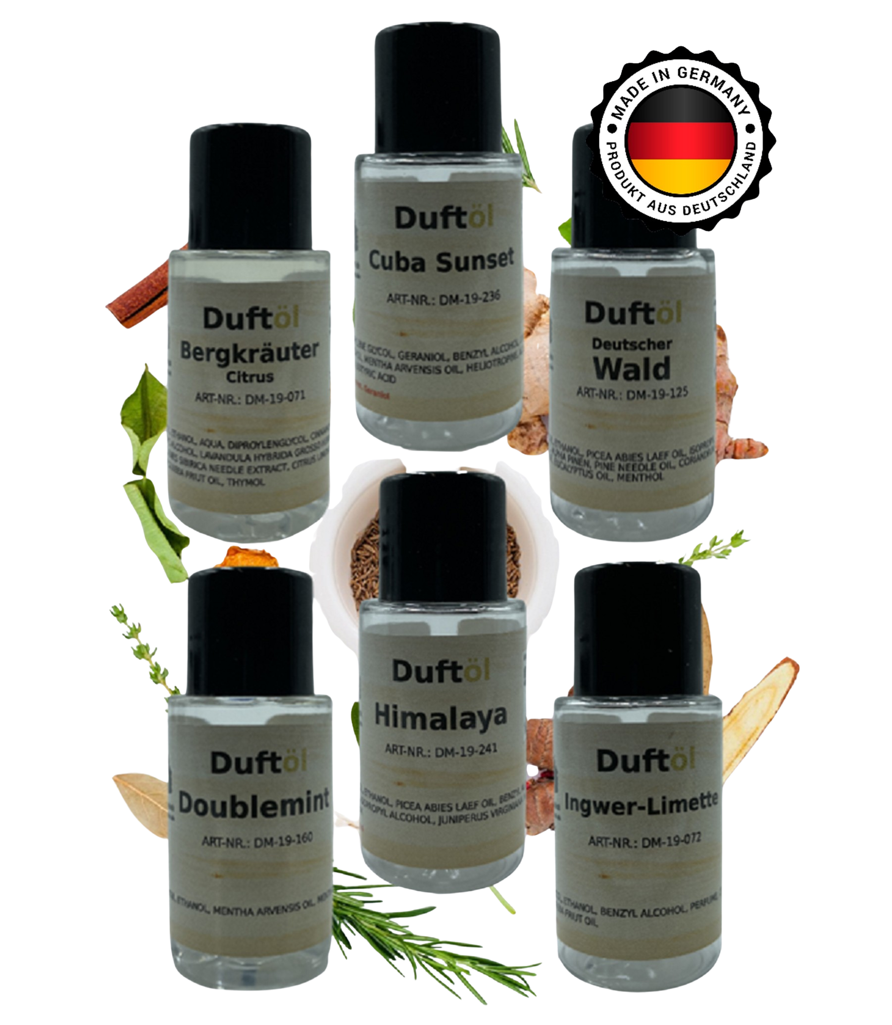 Hauptbild 6x20ml Duftöl
