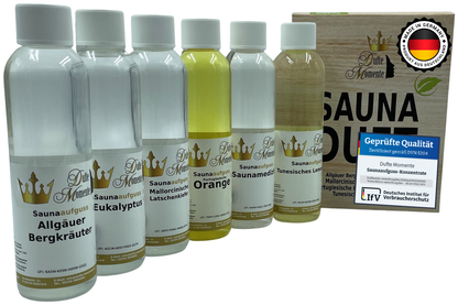 Saunaduft Konzentrat 250ml 6er Set Besteller