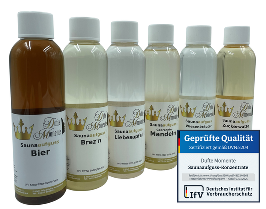 Saunaduft Konzentrat 250ml 6er Set Oktoberfest