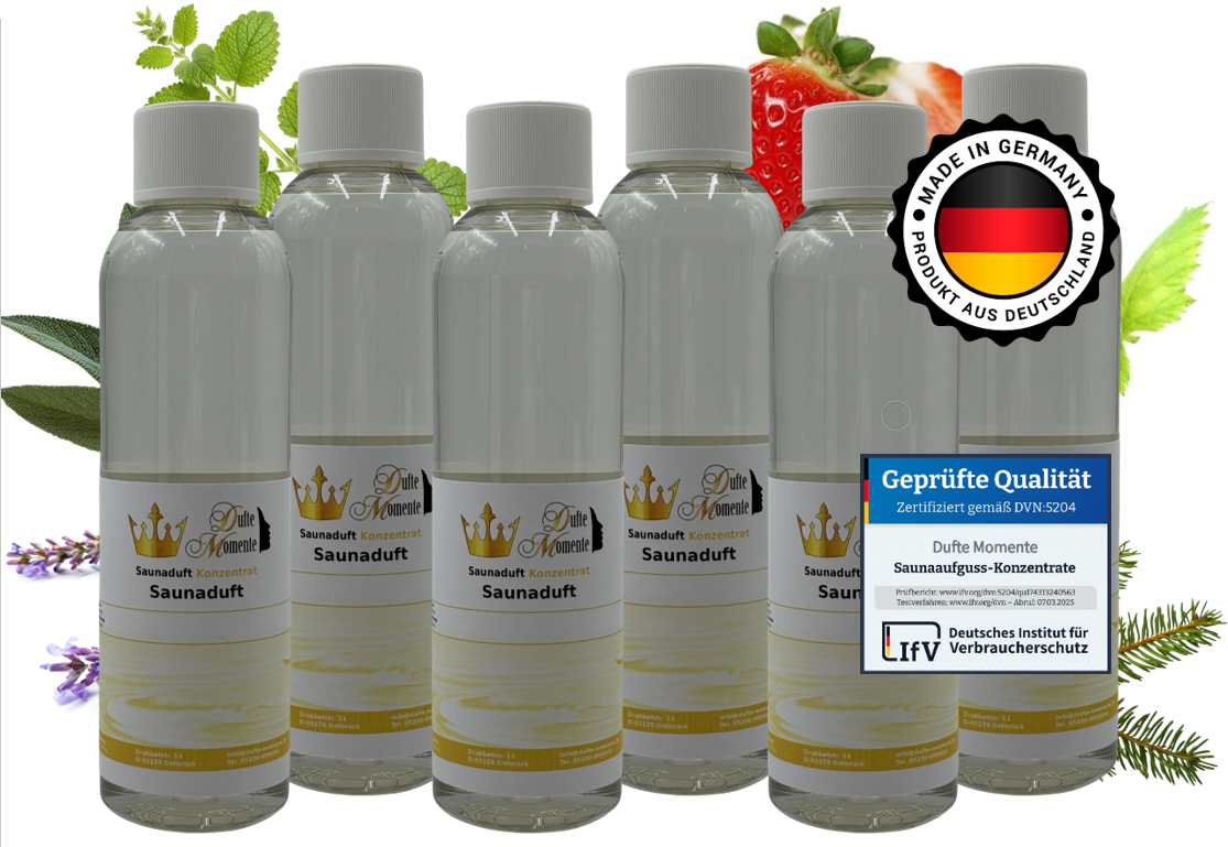 Saunaduft 6 Flaschen