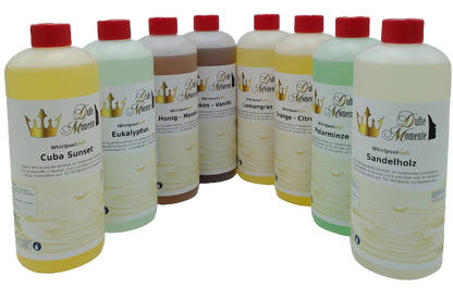 Whirlpool Duft Set – freie Duftwahl (4–24 Flaschen à 1 Liter)