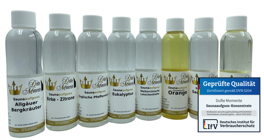 Saunaduft Konzentrat 250ml 8er Set Bestseller