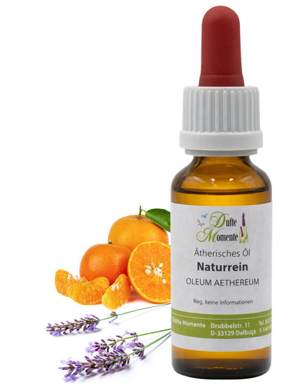 Ätherische Ölmischung Capri 10 ml Flasche mit Pipette undmit Orange und Lavendel