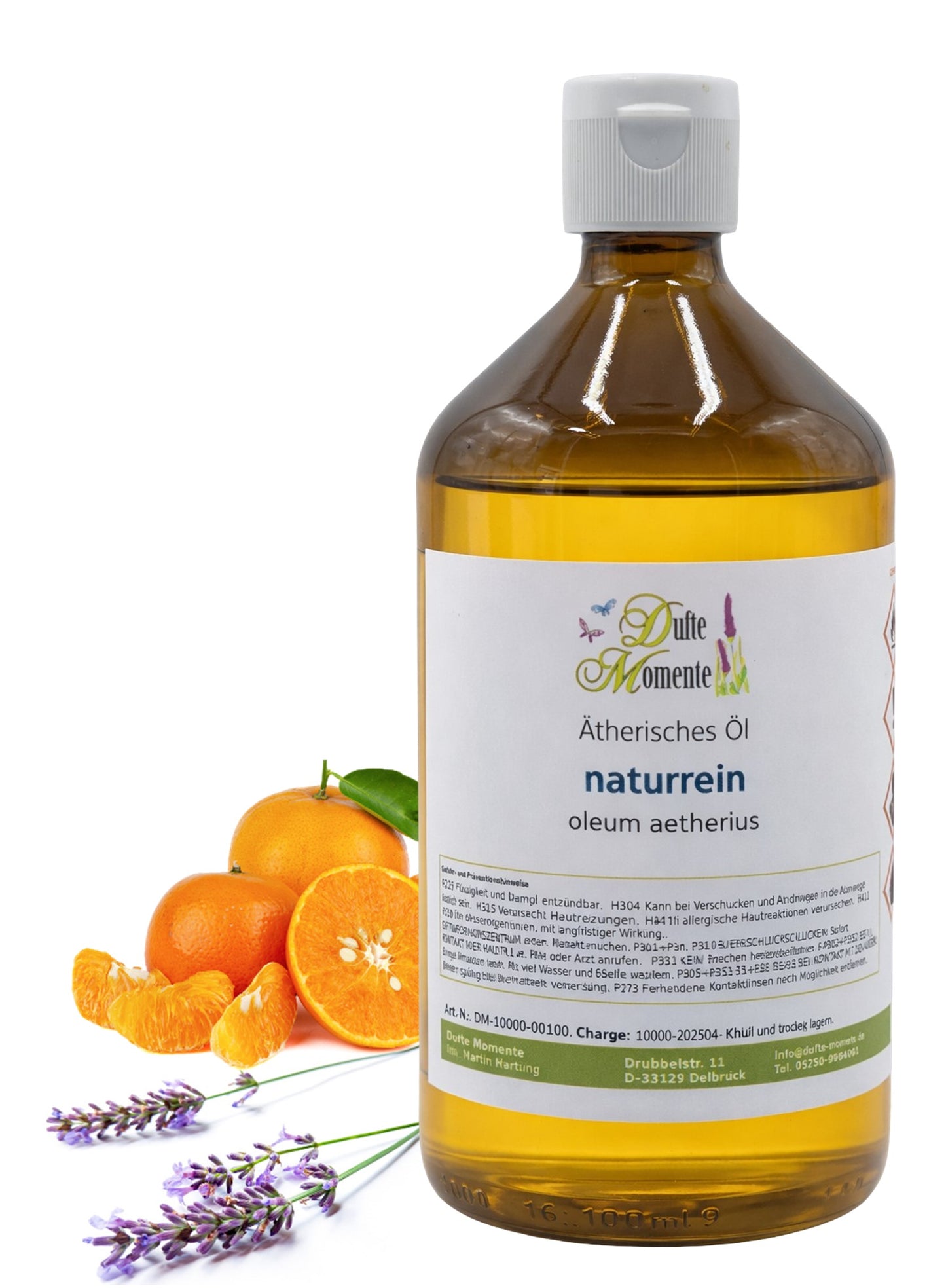 Ätherische Ölmischung Capri 500 ml Flasche mit Orange und Lavendel