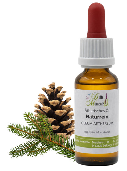 Ätherische Ölmischung Deutscher Wald naturrein mit Edeltannennadel Fichtennadel und Latschenkiefer in Glasflasche Dufte Momente 10 ml mit Pipette