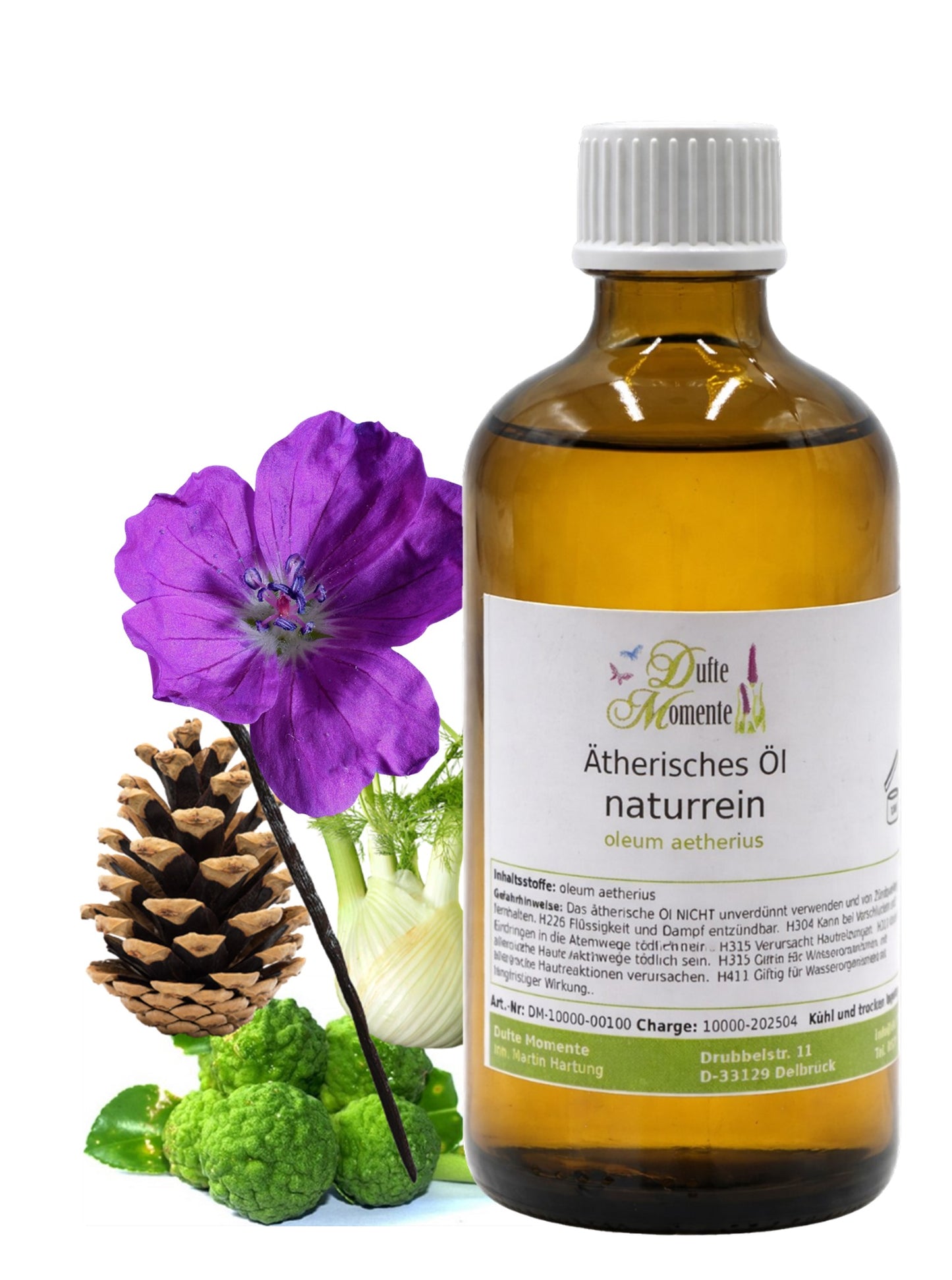 Indian Summer ätherische Ölmischung 100 ml mit Bergamotte, Fenchel, Geranium, Latschenkiefer und Tonkabohne