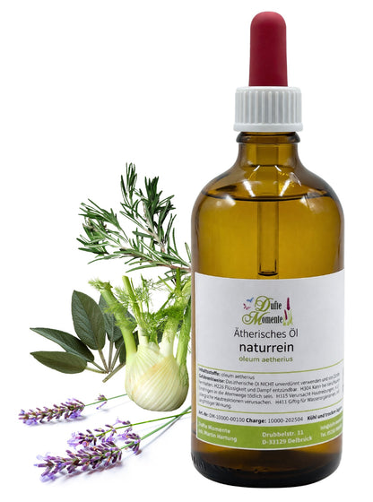 Ätherische Ölmischung Kräuter der Provence 100 ml mit Pipette mit Fenchel, Lavendel, Rosmarin und Salbei