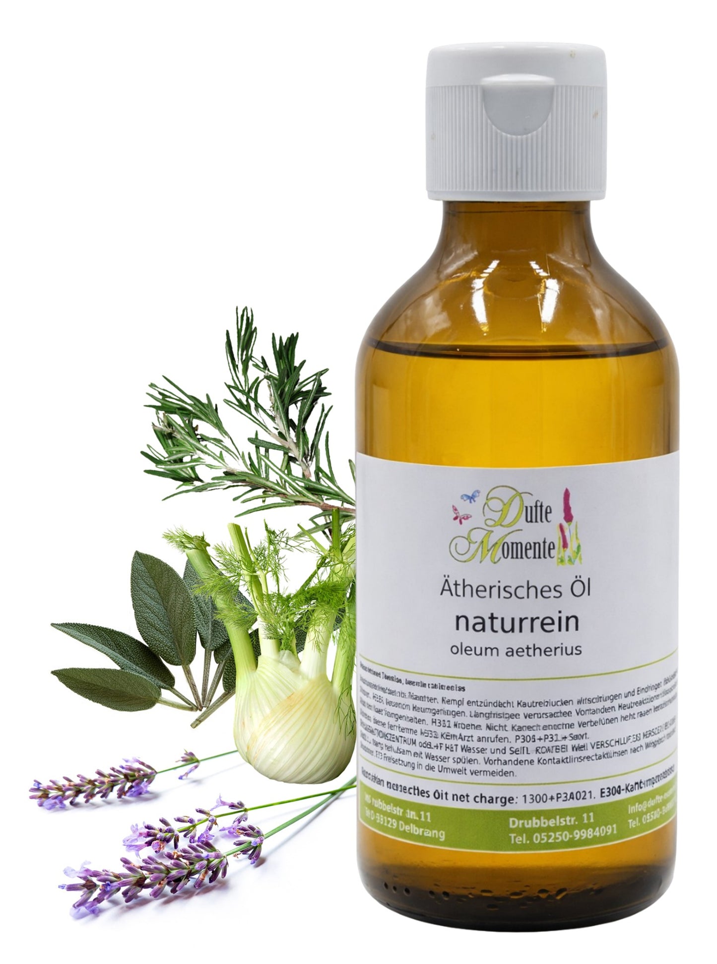 Ätherische Ölmischung Kräuter der Provence 250 ml mit Fenchel, Lavendel, Rosmarin und Salbei