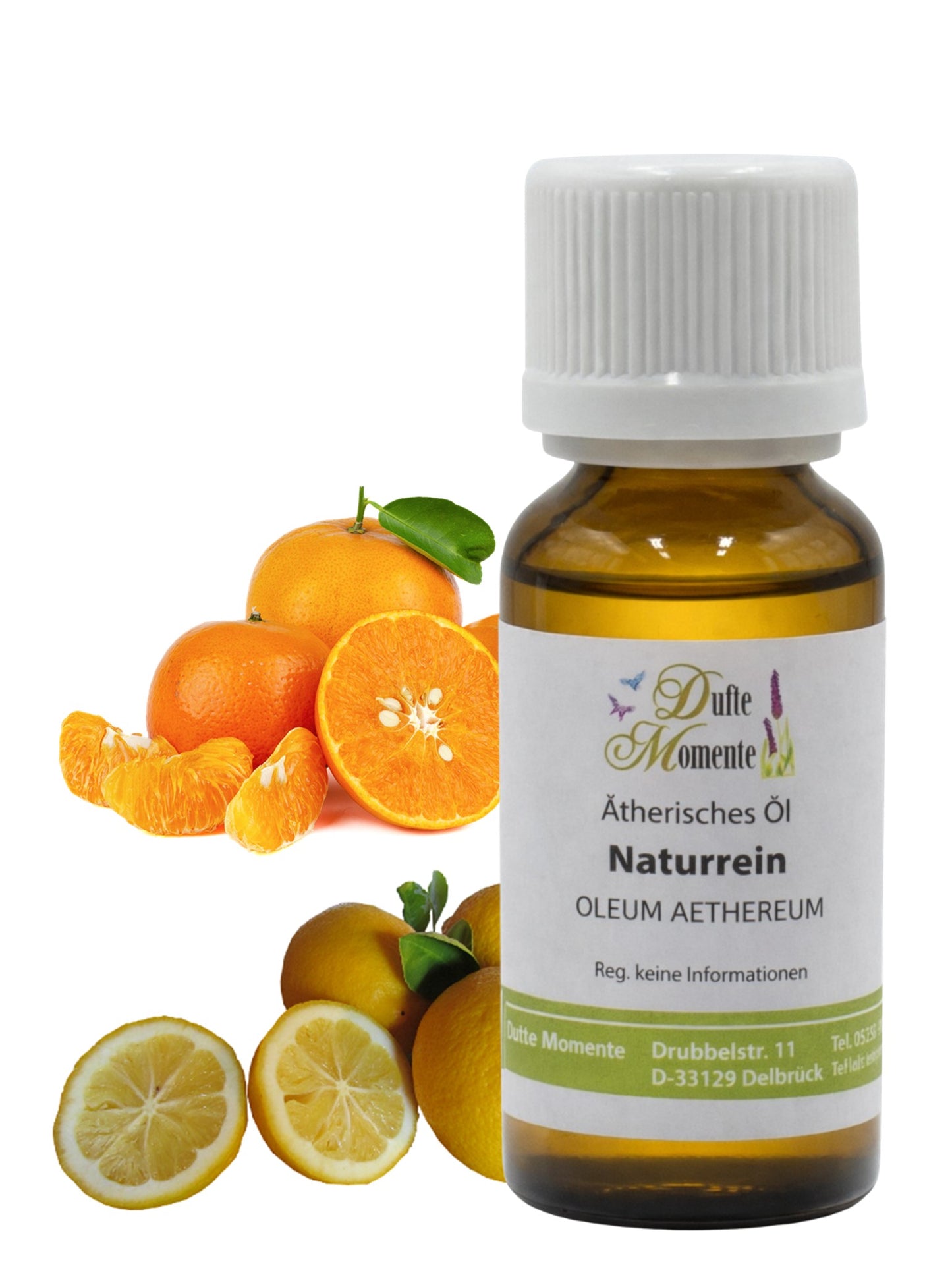 Ätherische Ölmischung Mandarine-Zitrone 10 ml – naturreines Duftöl mit Mandarine und Zitrone von Dufte Momente