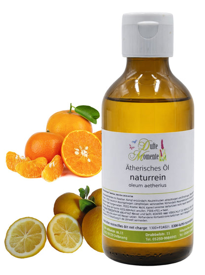 Ätherische Ölmischung Mandarine-Zitrone 250 ml – naturreines Duftöl mit Mandarine und Zitrone von Dufte Momente