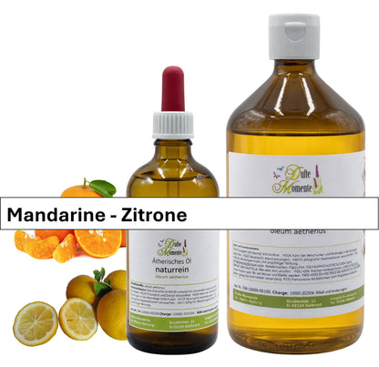 Ätherische Ölmischung Mandarine-Zitrone 10 ml mit Mandarine rot und Zitrone
