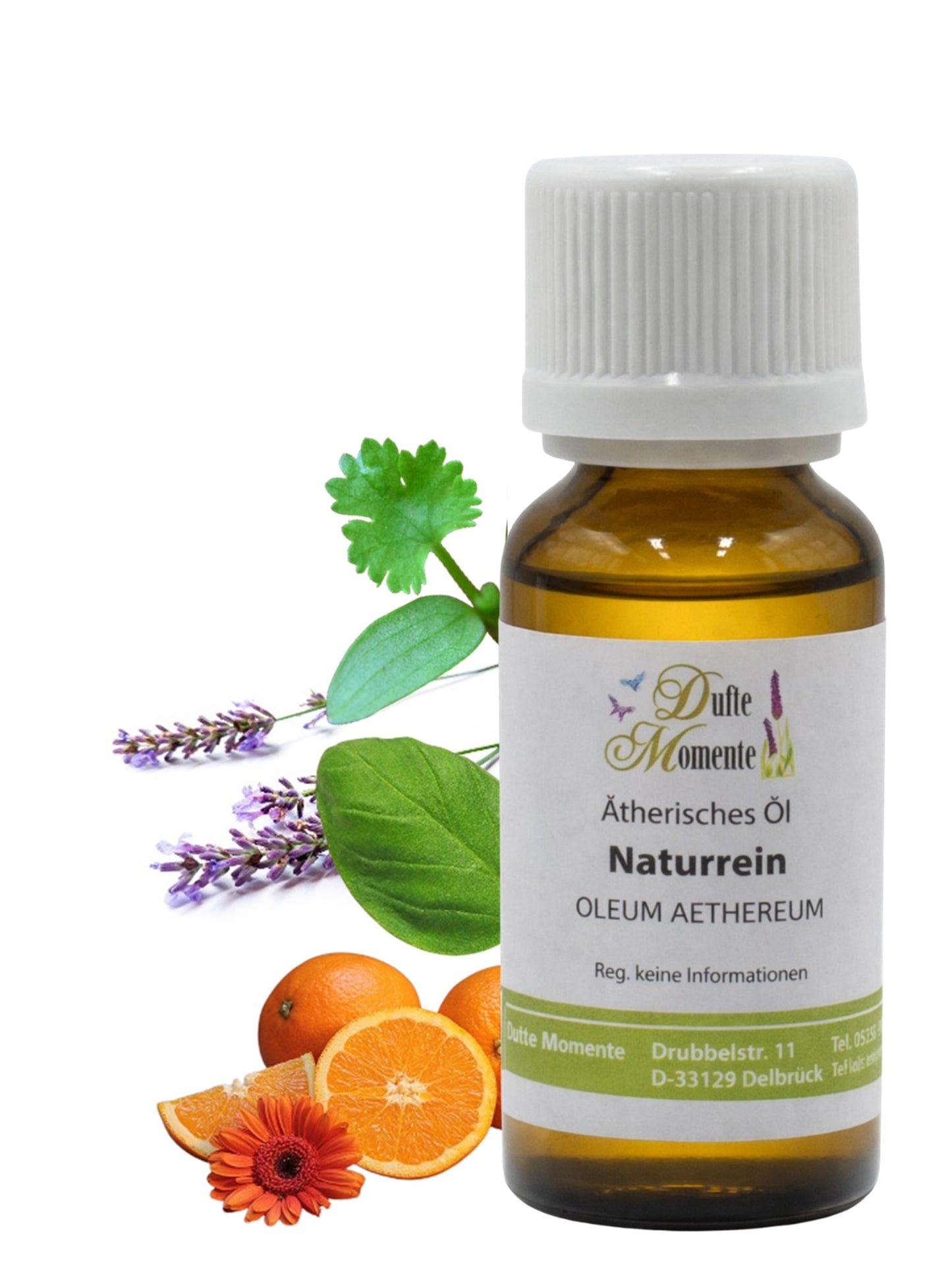 10-ml-Flasche der ätherischen Ölmischung Oriental Spice mit Orangen, Lavendel, Basilikum und Koriander
