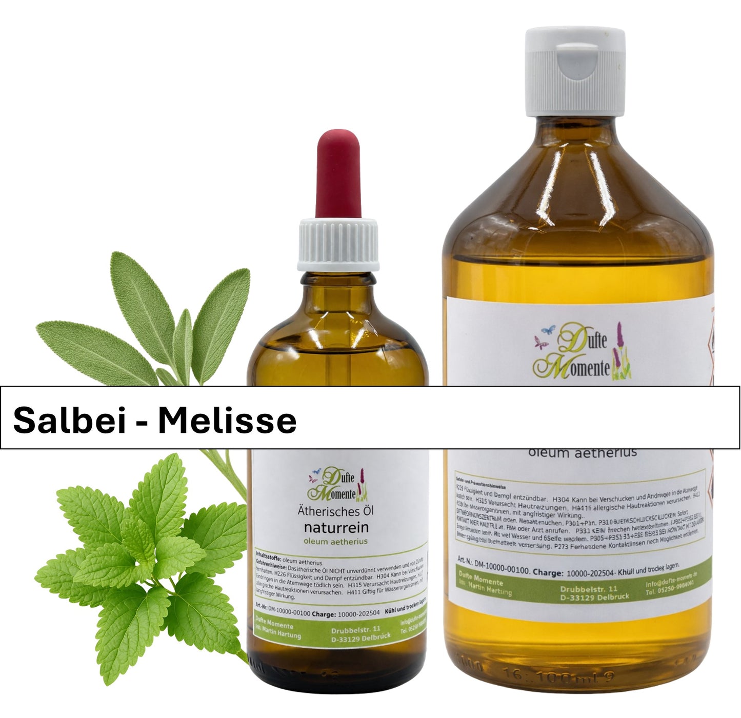 Salbei-Melisse - ätherische Ölmischung, naturrein