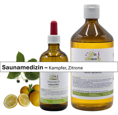 Saunamedizin (Kampfer, Zitrone) - ätherische Ölmischung, naturrein