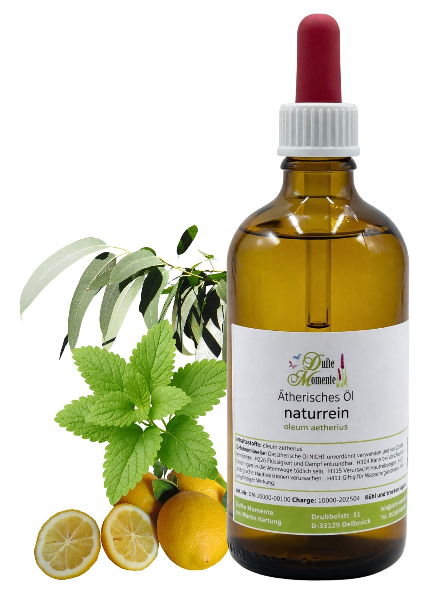 Wach auf (Eukalyptus, Minze, Zitrone) - ätherische Ölmischung, naturrein