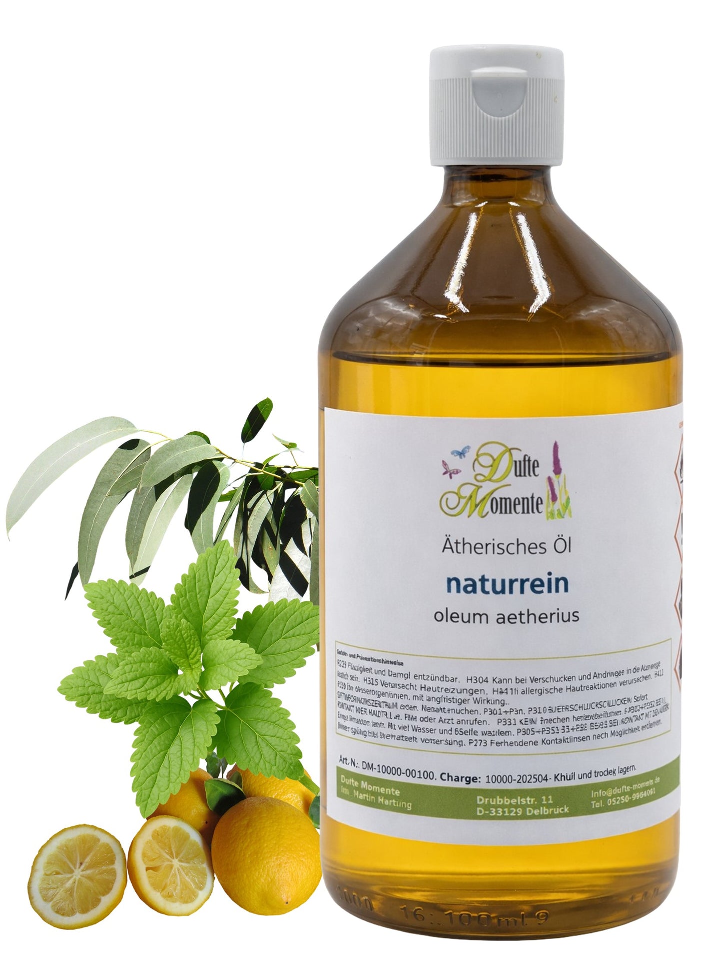 Wach auf (Eukalyptus, Minze, Zitrone) - ätherische Ölmischung, naturrein