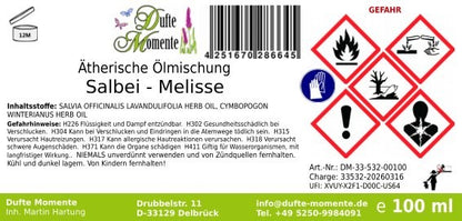 Salbei-Melisse - ätherische Ölmischung, naturrein