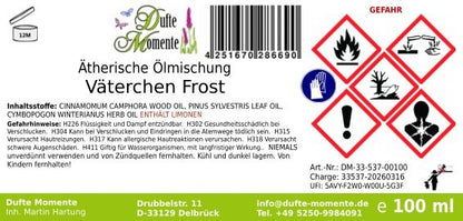 Väterchen Frost (Kampfer, Kiefer, Melisse) - ätherische Ölmischung, naturrein