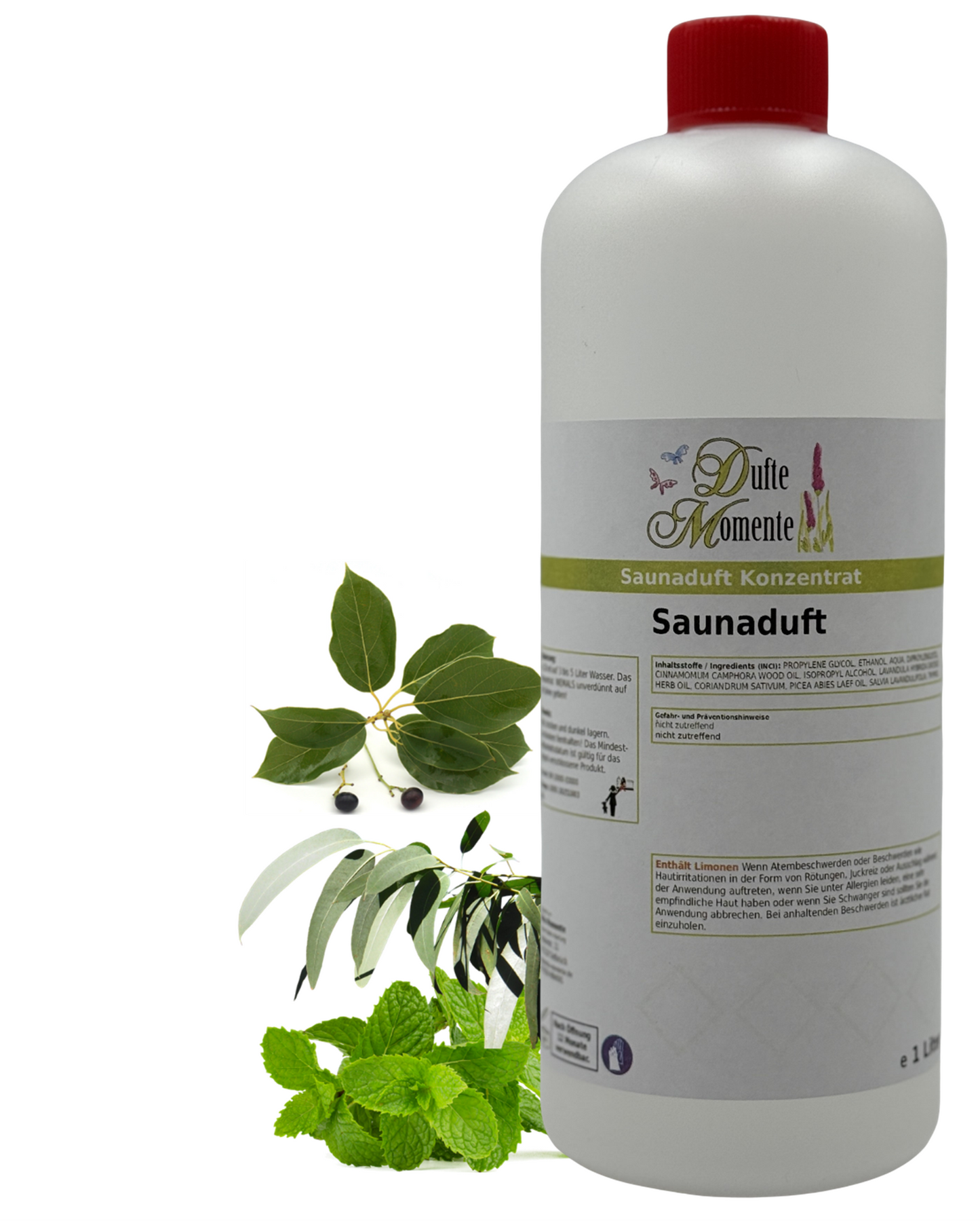 Saunaduft Aktiv Sport in 1 Liter Flasche mit Duftbestandteilen