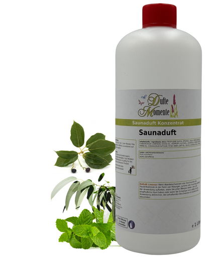 Saunaduft Aktiv Sport in 1 Liter Flasche mit Duftbestandteilen